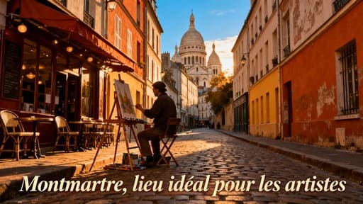 Montmartre, lieu idéal pour les artistes